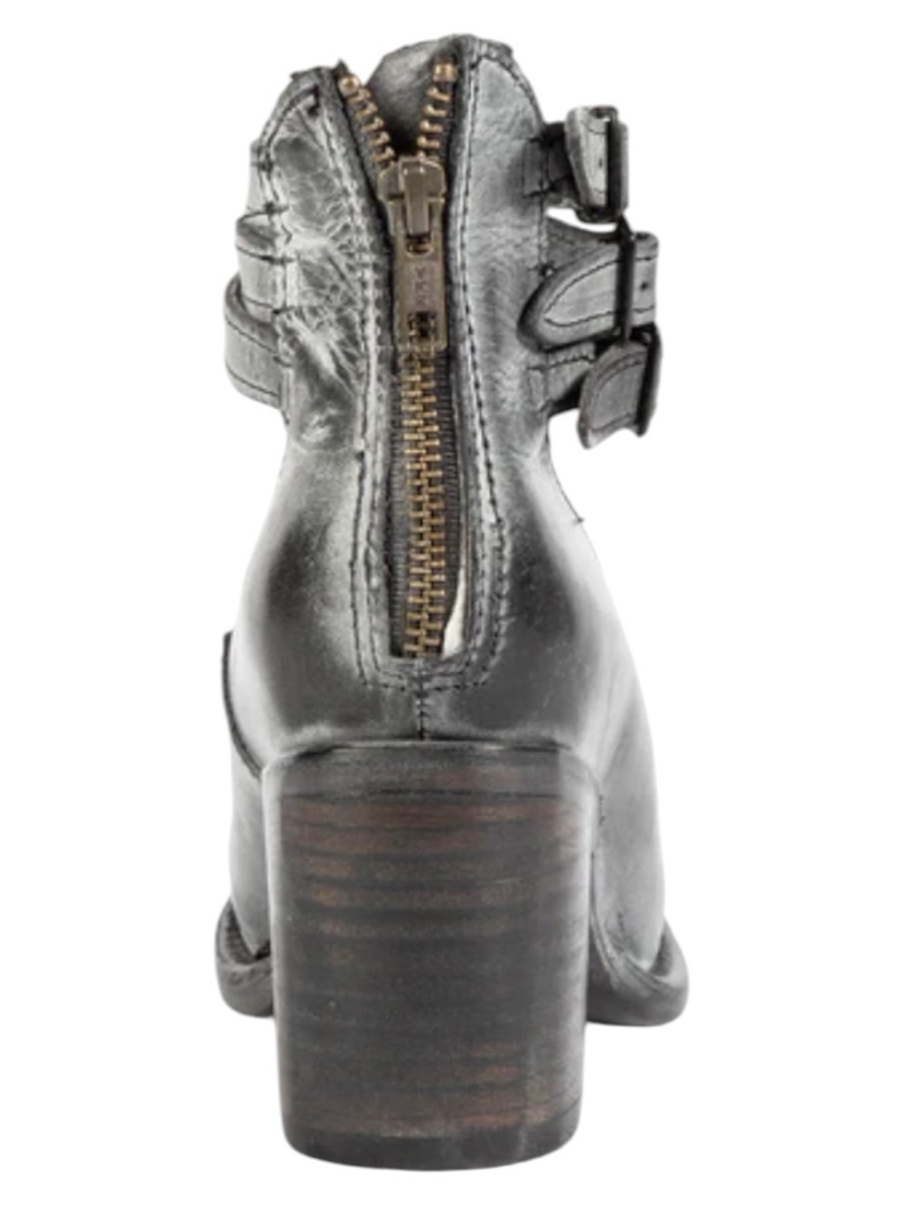 Freebird by Steven Black Leather Wrap-Strap Ankle Booties - Picture 6 of 8